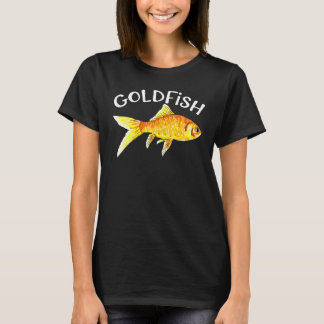 Cute Goldfish Freshwater Aquarium Fish Mom Dad Kid T-Shirt