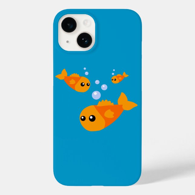 Cute Goldfish iPhone Case (Back)