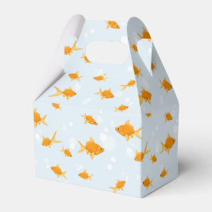 Cute Goldfish Swimming in Water Favor Box