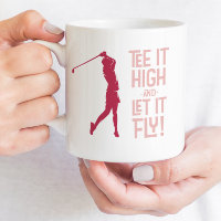 Cute Golf Tee Funny Humour Sports Pro Magenta Red