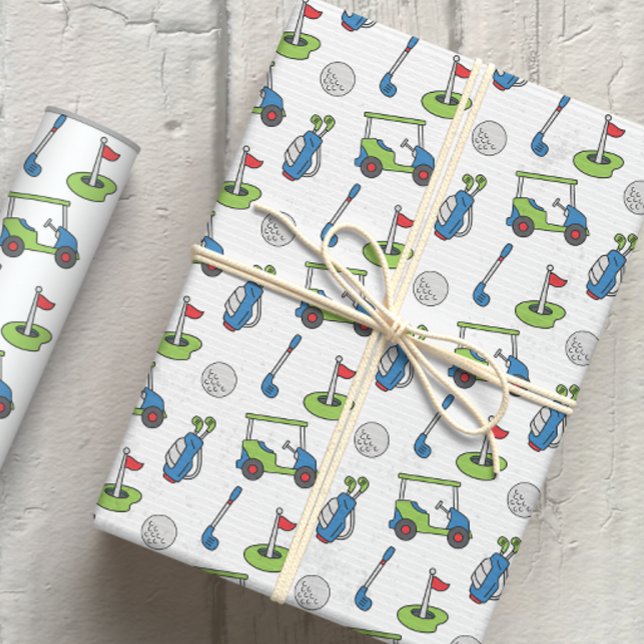 Cute Golf Wrapping Paper (Creator Uploaded)