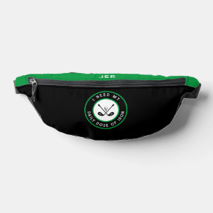 Cute Golfer Humour Funny Golf Club Sports Pro Blac Fanny Pack