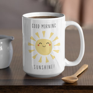 Cute Good Morning Sunshine Kawaii Coffee Mug