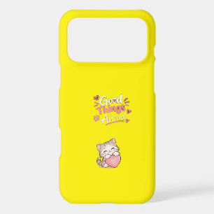 Cute Good Things Floral Cat Phone Case