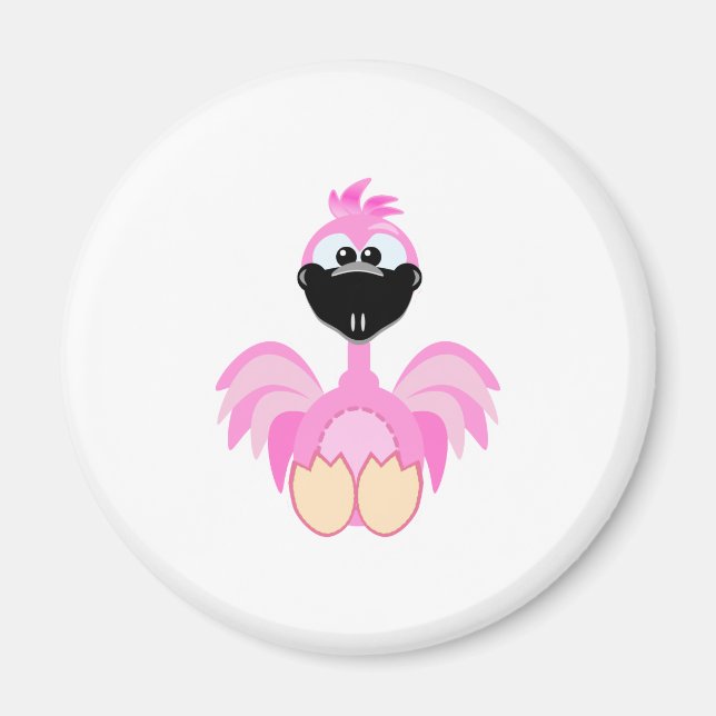 Cute Goofkins flamingo Magnet (Front)