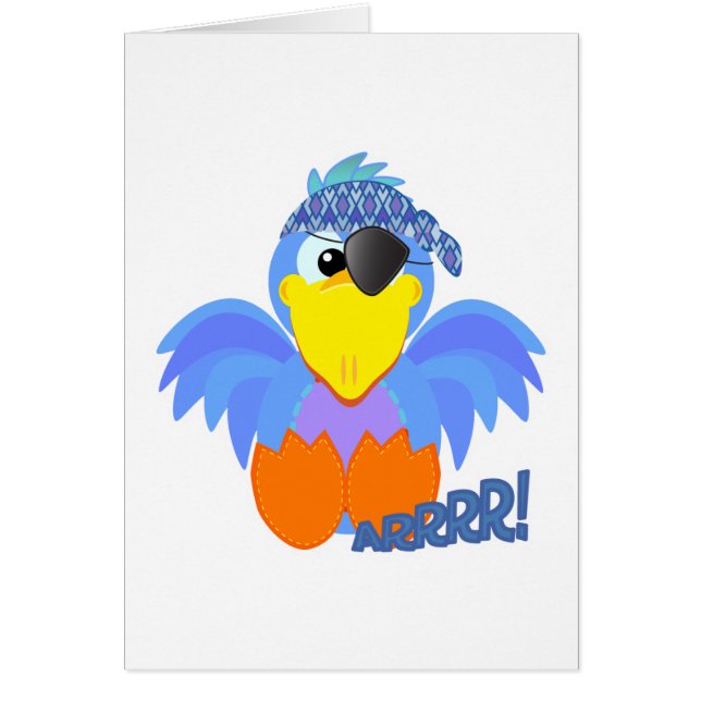 Cute Goofkins pirate bluebird (Front)