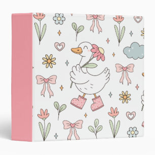 Cute Goose Binder