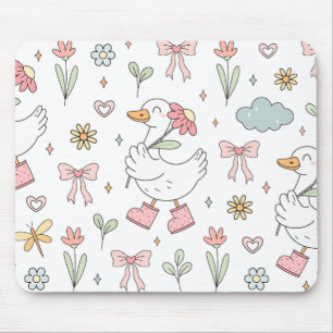 Cute Goose Mouse Pad