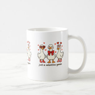 Cute Goose Valentine Mug