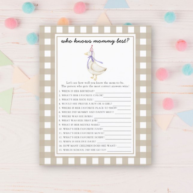 Cute goose - Who knows mommy best (Creator Uploaded)