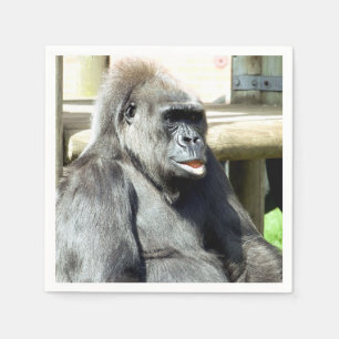CUTE GORILLA NAPKIN