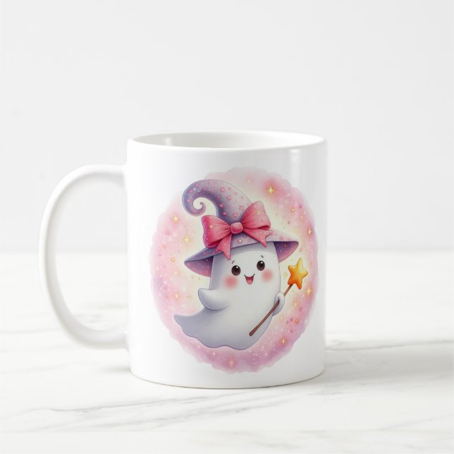 Cute gost coffee mug (Left)