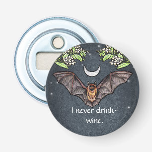 Cute Goth Bat Bottle Opener