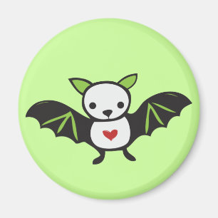 Cute Goth Bat Magnet