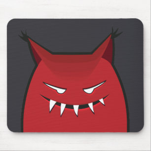 Cute Goth Evil Monster Mouse Pad