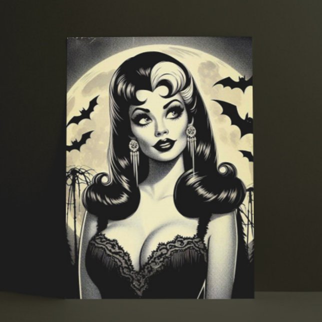 Cute Goth Girl Postcard (Creator Uploaded)