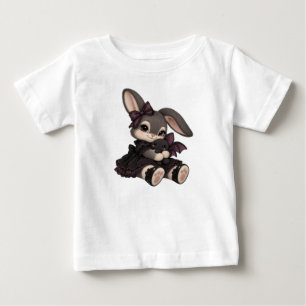 Cute Gothic Bunny Baby T-Shirt