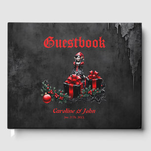Cute Gothic Christmas Elf.  Guest Book