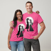 Cute Gothic Emo Kids Kiss Valentine's Day 