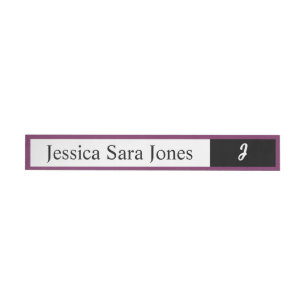 Cute Gothic Garden Sugar Skull  Wraparound Address Label