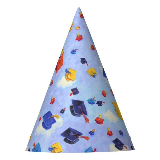 Cute Graduation Cap Toss Blue (Front)