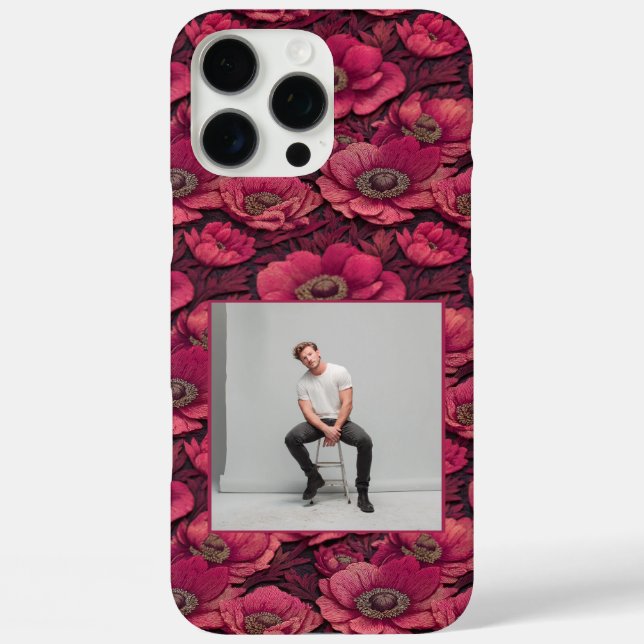 Cute Graduation Gift Anemones Floral Custom  Case-Mate iPhone Case (Back)