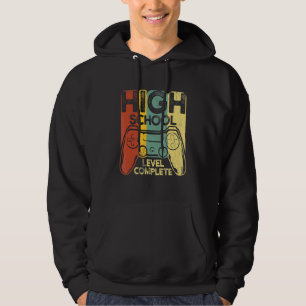 Cute Graduation High School Level Complete Senior Hoodie