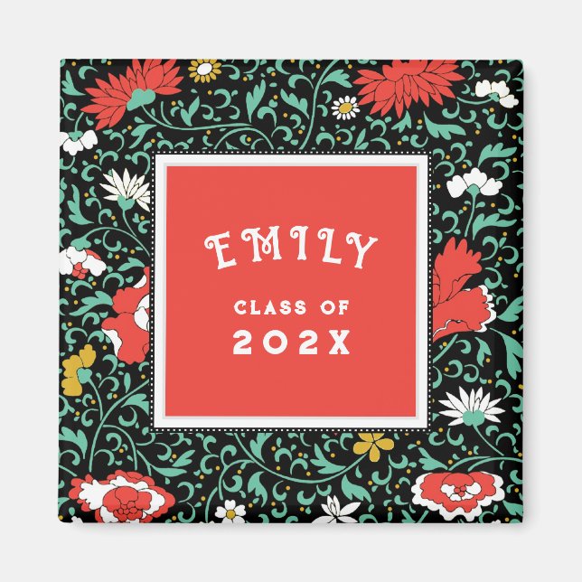 Cute Graduation Keepsake Gift Magnet (Front)