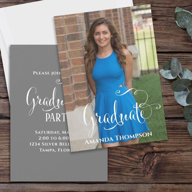 Cute Graduation Script Photo Template (Creator Uploaded)