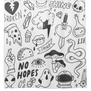 Cute Graffiti: Doodle Art Set.