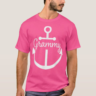 Cute Grammy Grandma Nautical Anchor  T-Shirt