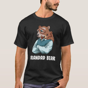 Cute Grandad Bear Grandfather Granddaughter Gran T-Shirt