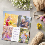 Cute Granddaughters Photos Custom Grandma Birthday Card<br><div class="desc">This cute,  custom grandmother birthday card features a modern layout of 4 grandkids photos on a white background with pretty lilac purple typography reading We Love You Grandma. This beautiful grandchildren photo gift features your own photograph collage surrounding your personalized message and granddaughters names.</div>