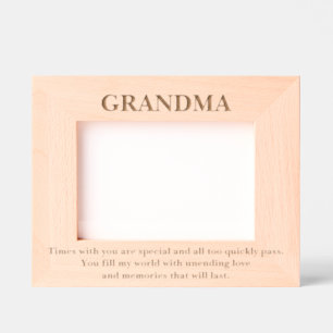 Cute Grandma Quote Custom Wood Picture Frames