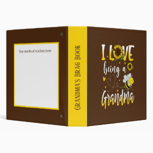cute Grandma's brag book add sentiment Binder