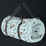 Cute Grandson Photo Gifts Duffle Bag<br><div class="desc">This birthday greeting design is created for a grandson and is especially suited for teenagers and young adults rather than small children. It can be given by grandparents, parents, uncles, aunts, or anyone celebrating a grandson or a person who is like a grandson. The design features a modern minimalist layout...</div>