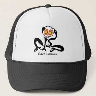 Cute graphic  - Save LORISES - trucker hat