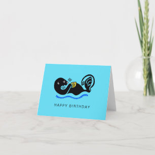 Cute graphic-  Sea OTTER- Conservation - Nature Card