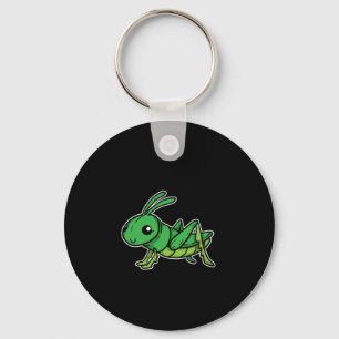 Cute Grasshopper Costume Insect Gift Idea Keychain