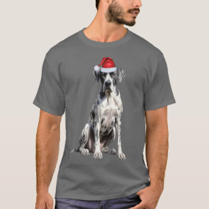 Cute Great Dane Dog Lover Funny Christmas T-Shirt