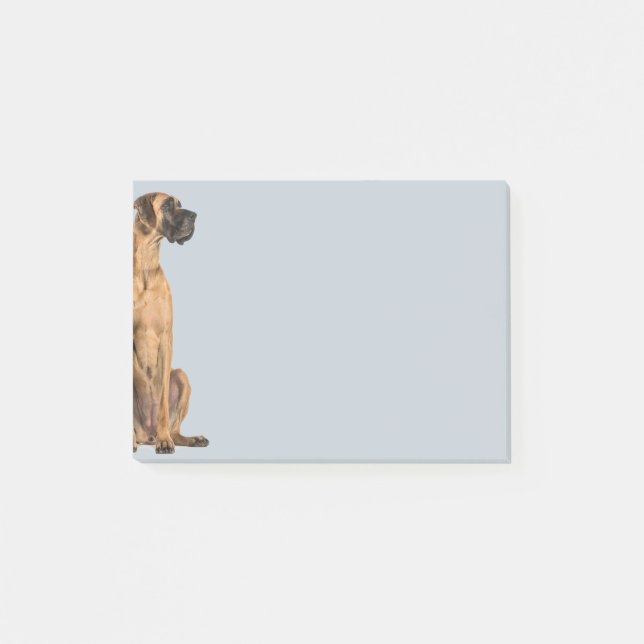 Cute Great Dane Dog Pet Animal Art Post-it Notes (Front)