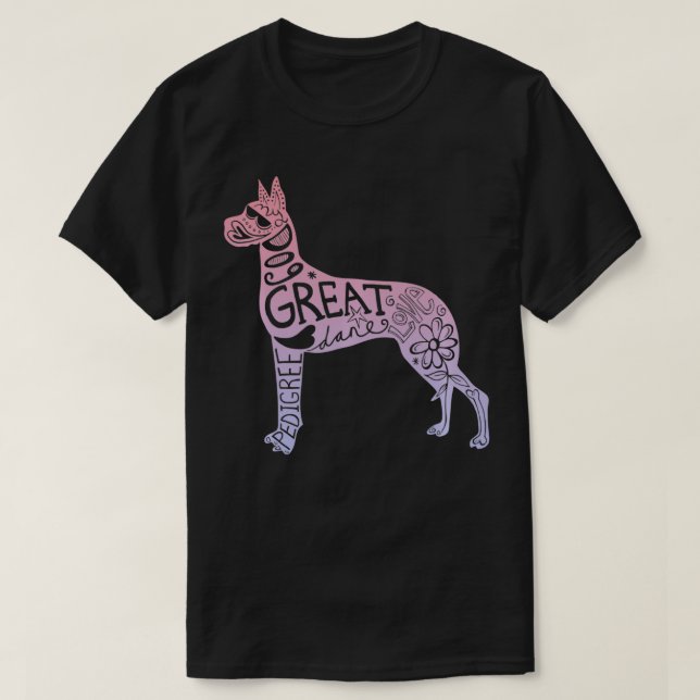 Cute Great Dane Pullover  (Design Front)