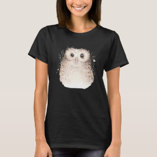 Cute Great Horned Owls Artistic For Women Men Kids T-Shirt