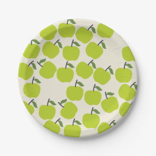 Cute Green Apple Paper Plates