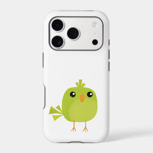 Cute Green Bird Cartoon