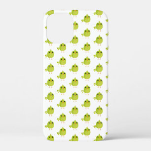 Cute Green Bird Cartoon iPhone 12 Mini Case