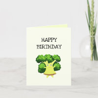 Cute green broccoli