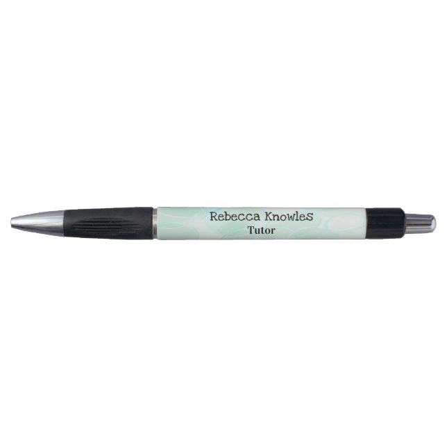 Cute green bubbles pattern pen (Front)