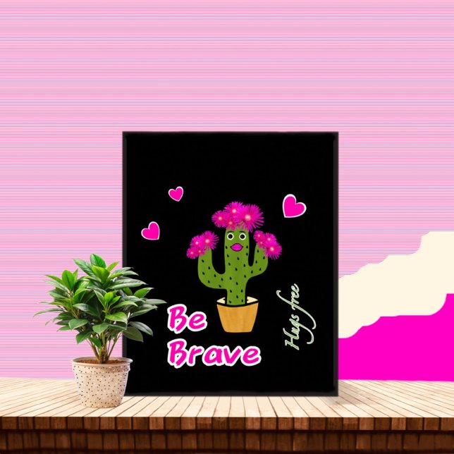 Cute green cactus poster (Creator Uploaded)