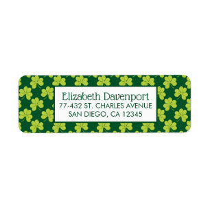Cute Green Clover Pattern
